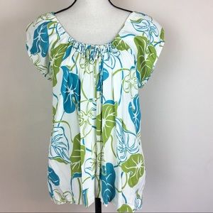 Local Design Hawaii USA Floral Tropical Shirt